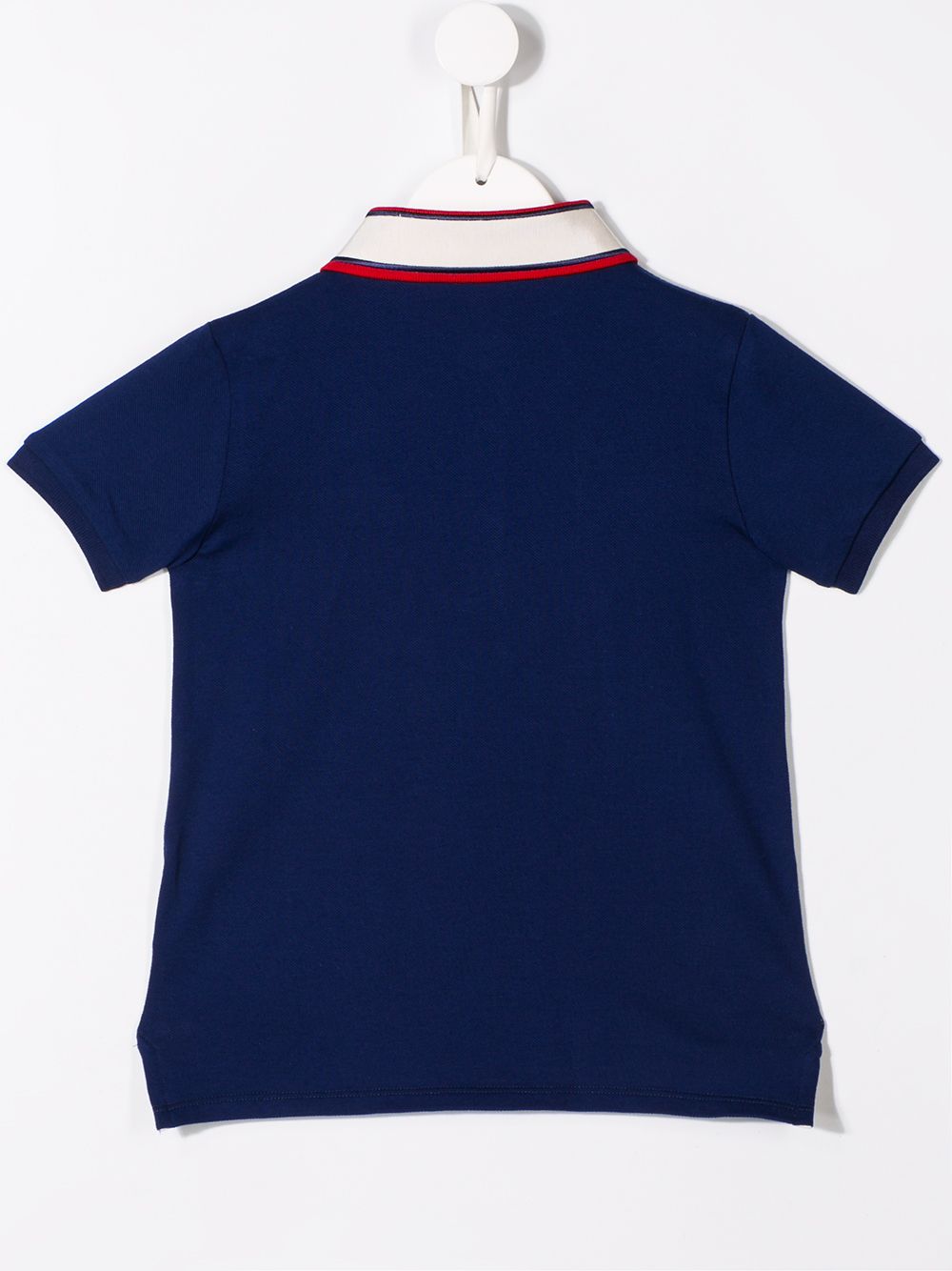 Shop blue Gucci Kids logo polo T-shirt with Express Delivery - Farfetch