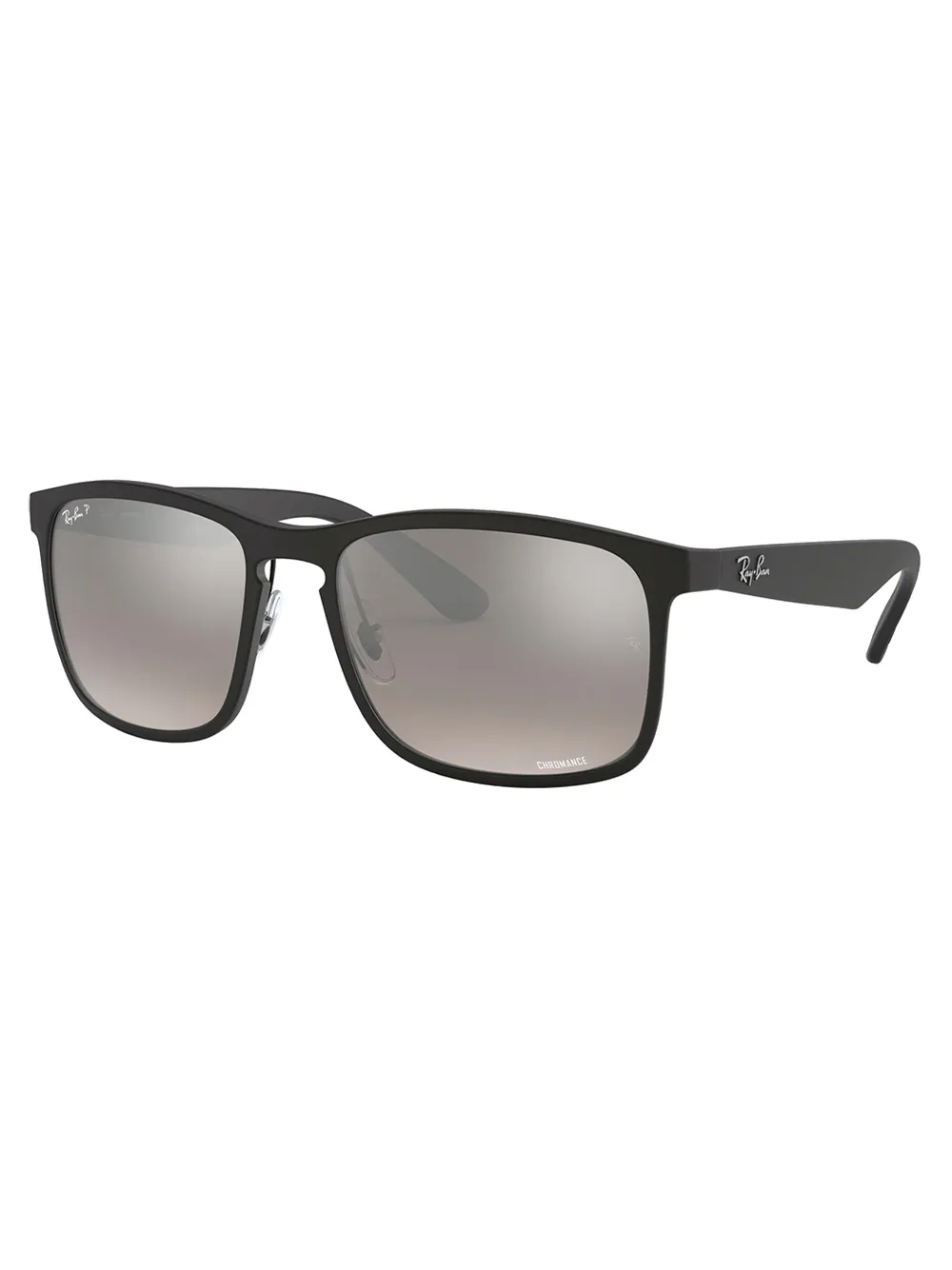 Ray-Ban Chromance zonnebril met rechthoekig montuur Zwart