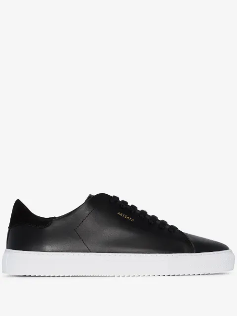 Axel Arigato Clean 90 logo-stamp suede-panel sneakers