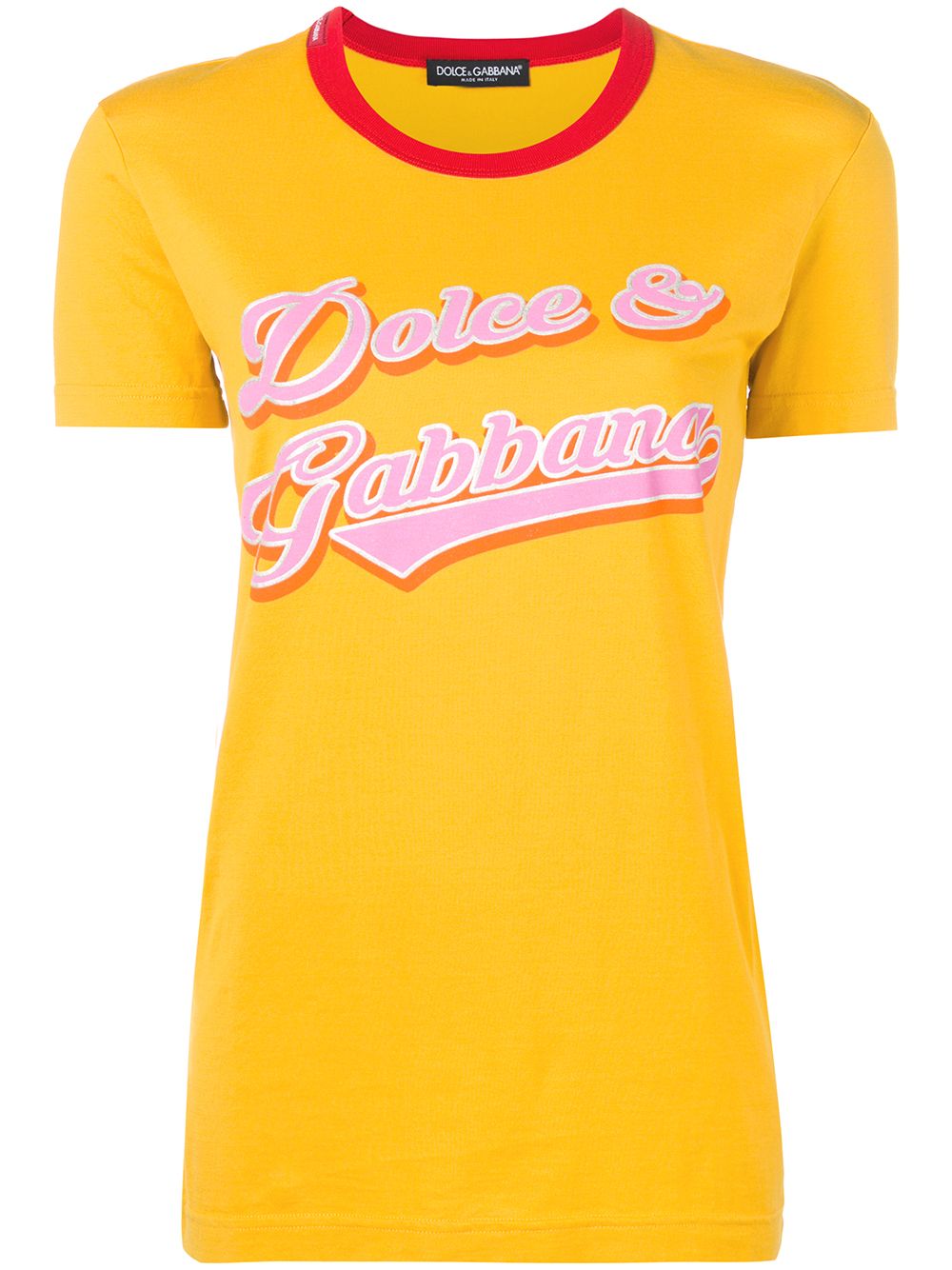 yellow dolce and gabbana shirt