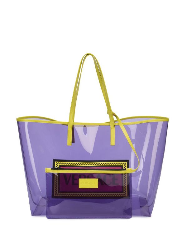 versace pvc tote