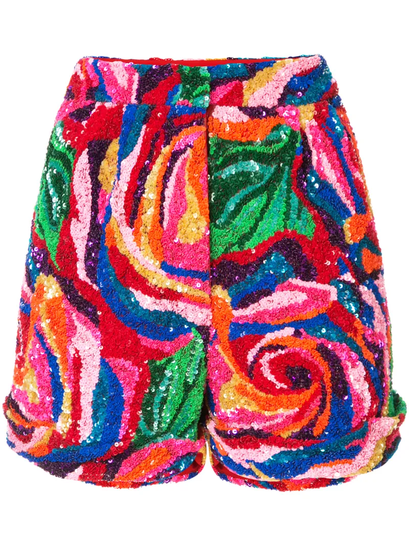Manish Arora шорты с пайетками