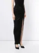 Alexandre Vauthier draped thigh slit skirt