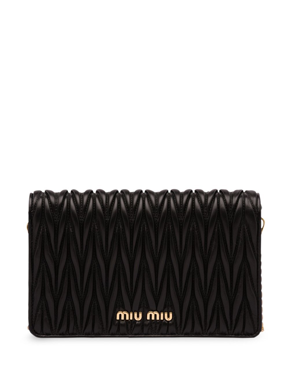 фото Miu Miu стеганый клатч Miu Délice