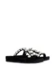 Image 2 of Miu Miu embellished velvet sandals