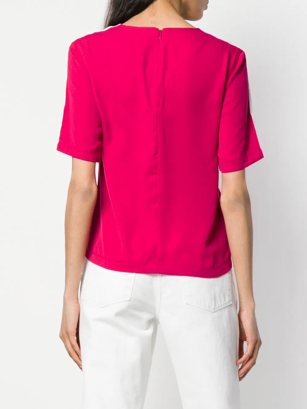 adidas T-shirt met drie strepen Roze
