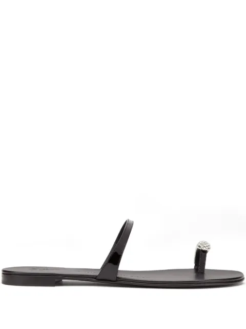 Giuseppe Zanotti Ring crystal-embellished sandals