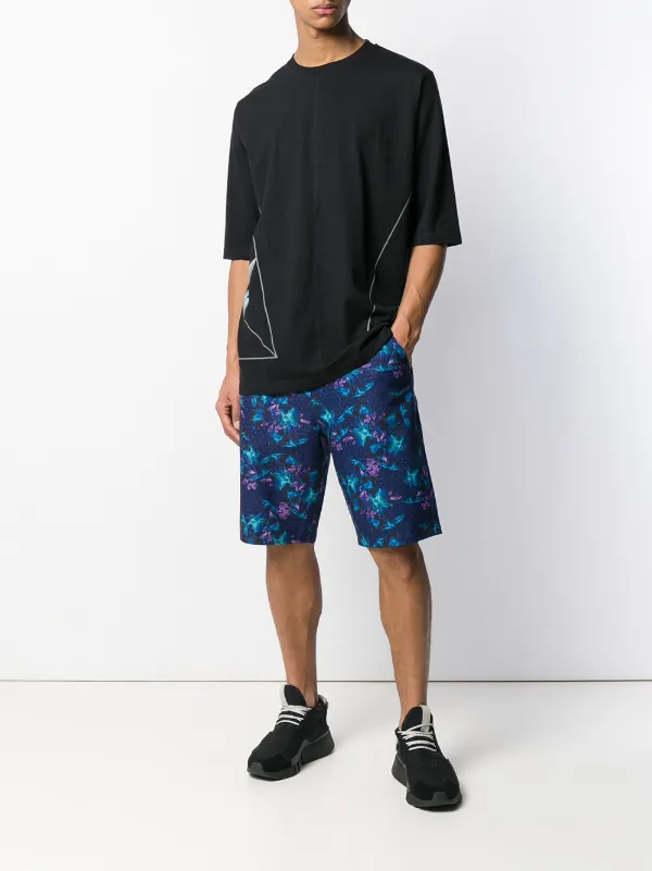 floral gym shorts