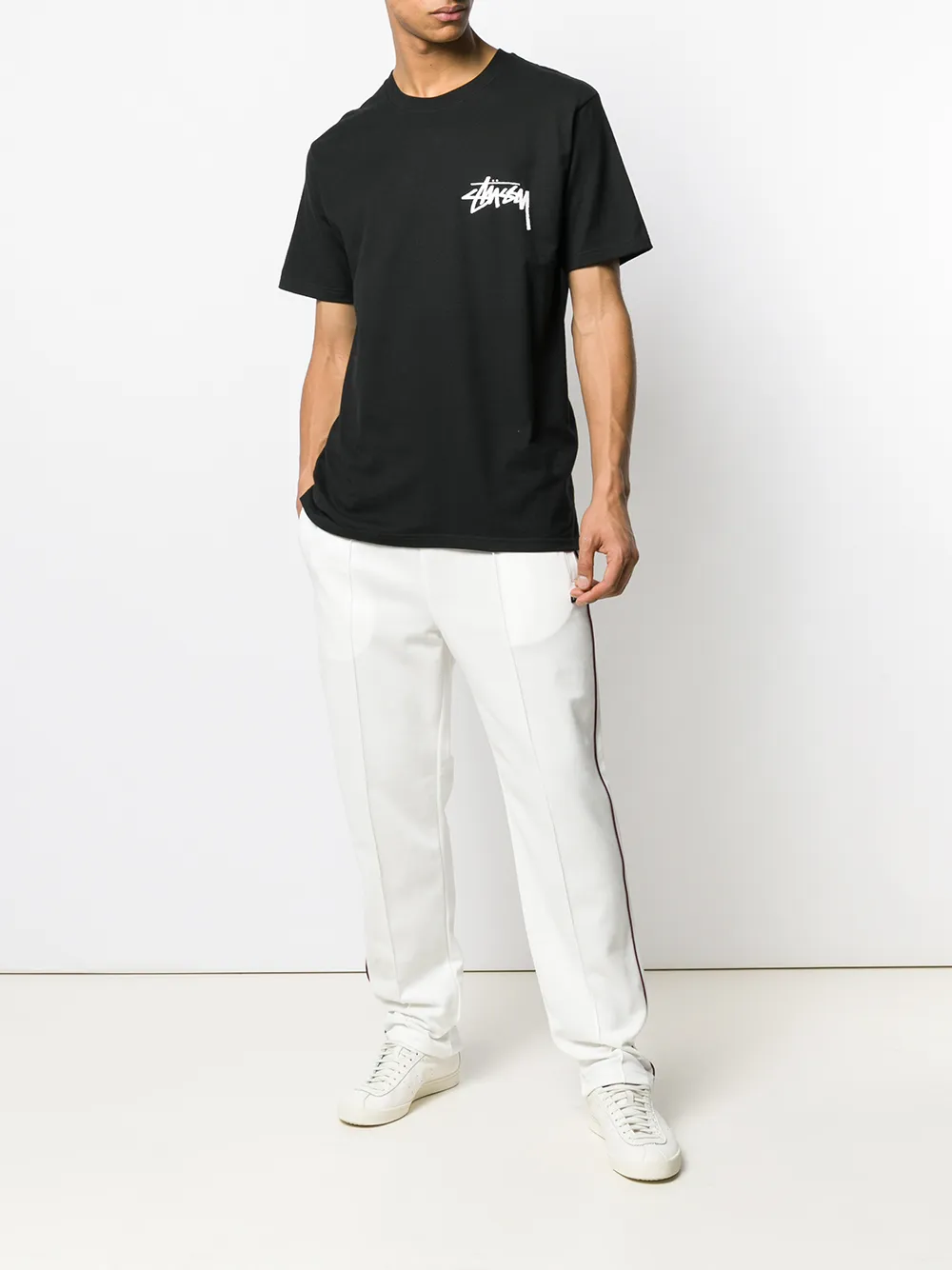 stussy side stripe track pants