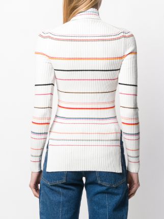 striped ribbed sweater展示图