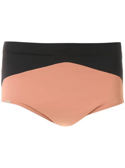 Amir Slama panel swim trunks