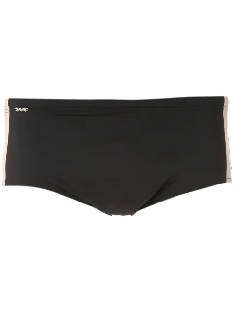 Amir Slama side stripe swim trunk