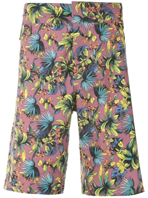 Amir Slama foliage print swim short