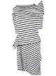 الصورة 1 من Junya Watanabe Comme des Garçons Pre-Owned فستان مخطط