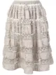الصورة 1 من Alaïa Pre-Owned تنورة بكرانيش وطبقات 2000's