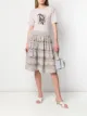 الصورة 2 من Alaïa Pre-Owned تنورة بكرانيش وطبقات 2000's