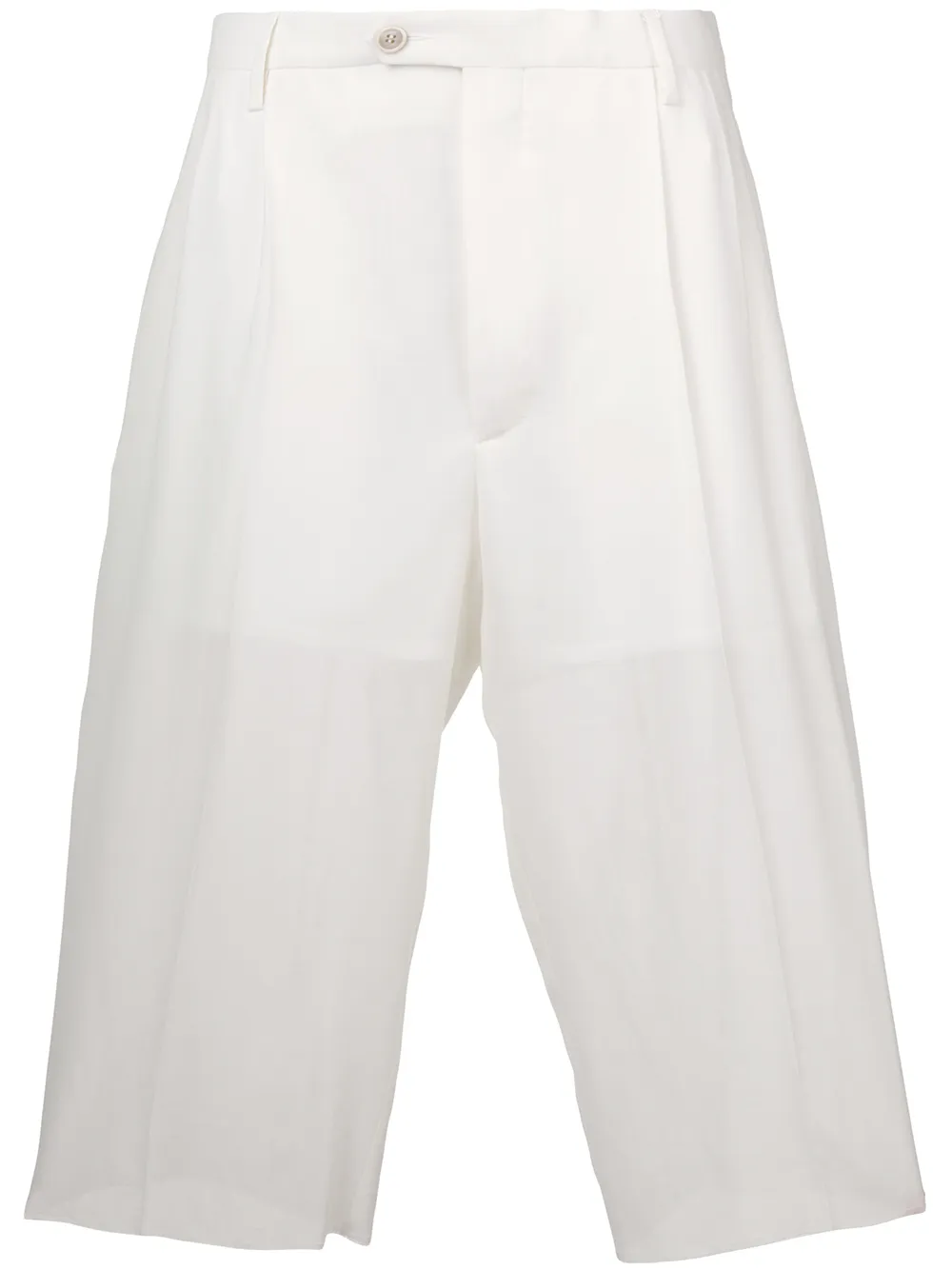 Maison Margiela Hoch sitzende Shorts - Weiß