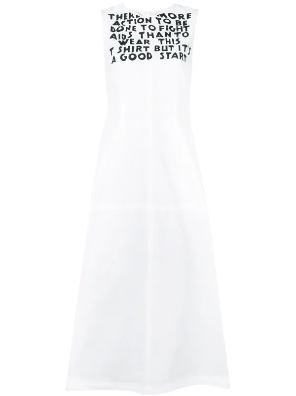 MM6 Maison Margiela Graphic Shift Dress 