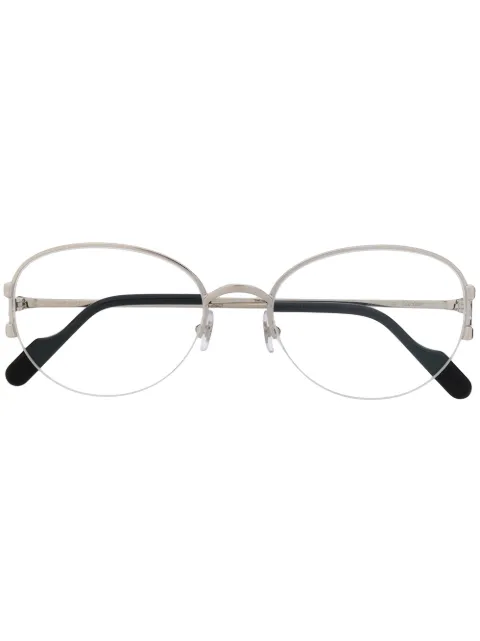 Cartier Eyewear oval frame sunglasses