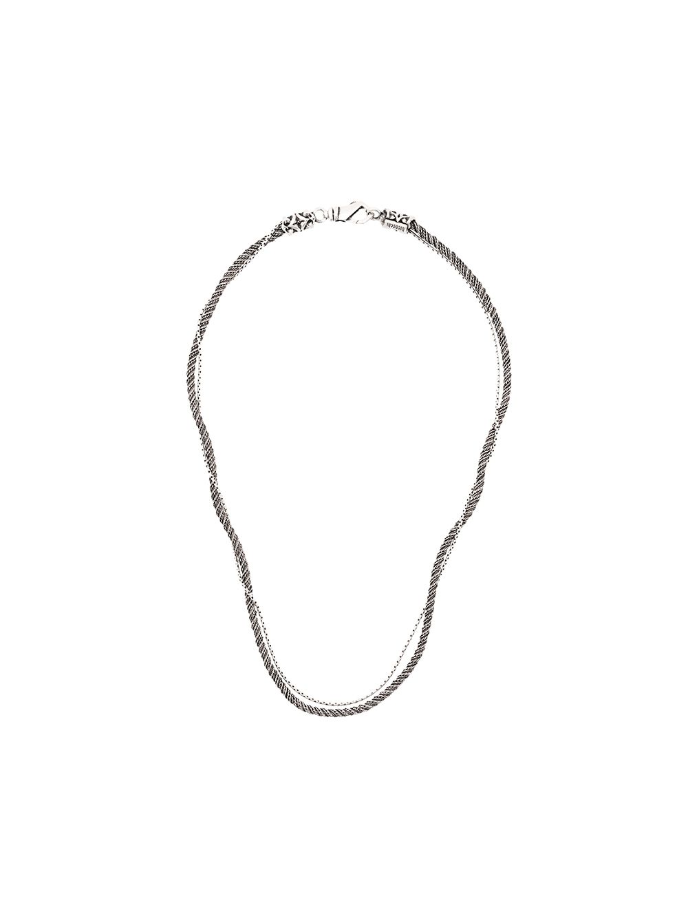 фото Emanuele Bicocchi twisted chain necklace