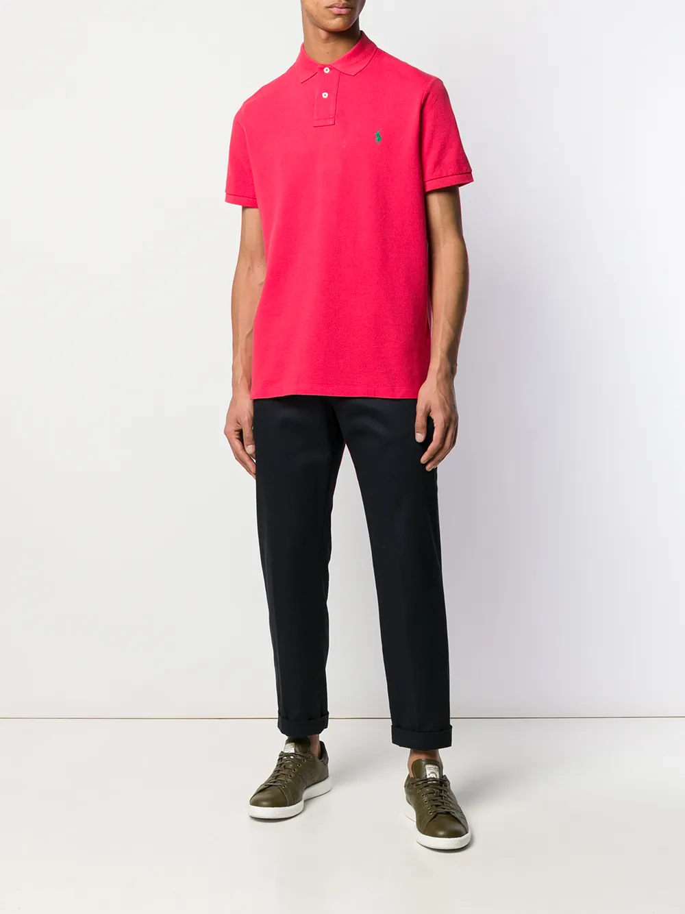 Polo Ralph Lauren Poloshirt met geborduurd logo Rood