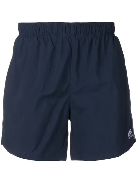 BOSS logo print swim shorts