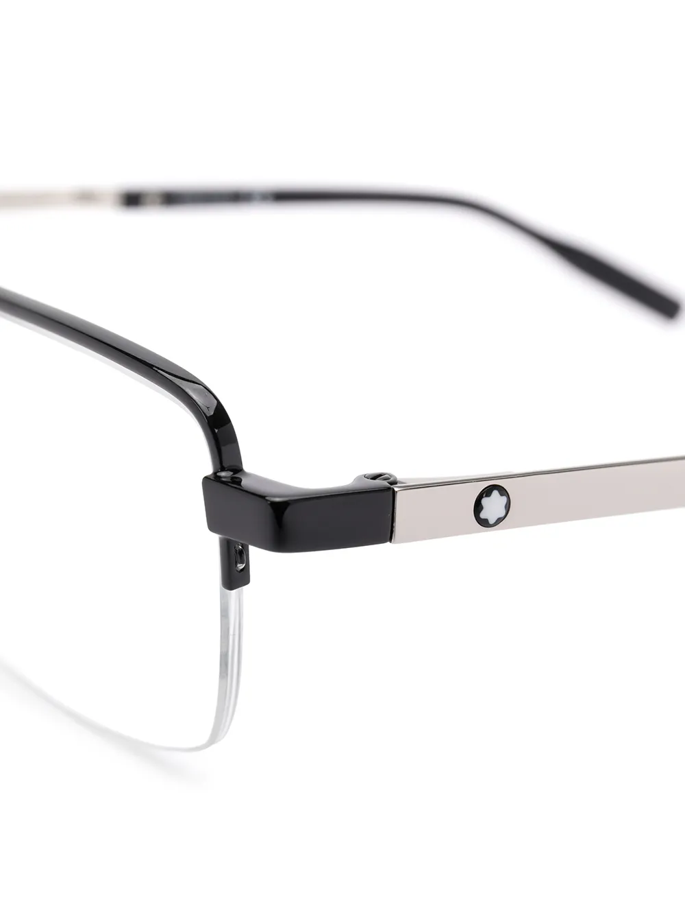 Montblanc Bril met vierkant montuur Zwart