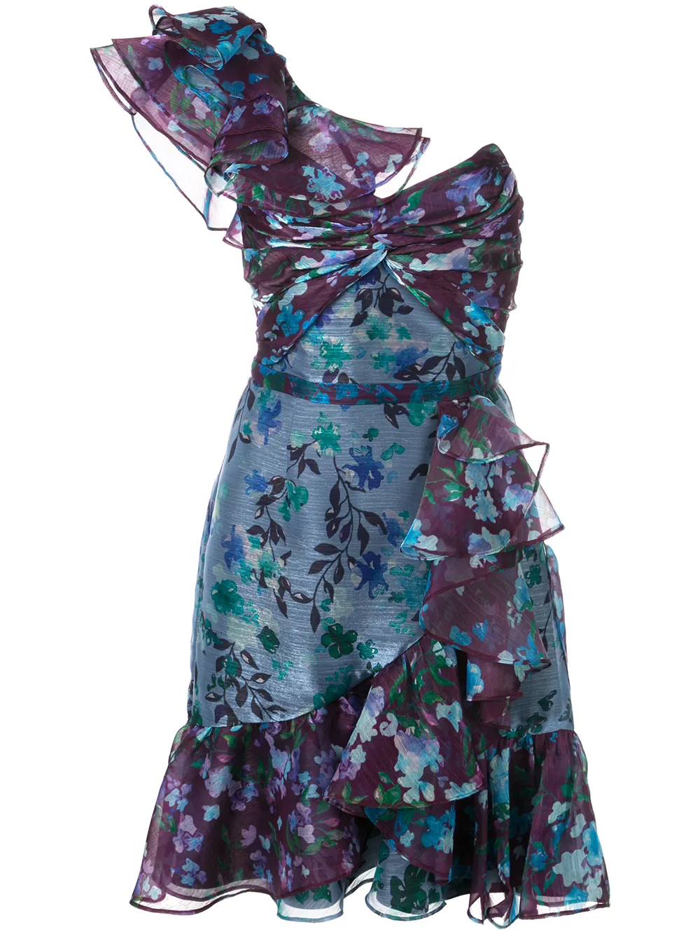 Marchesa Notte Dresses floral print mini dress