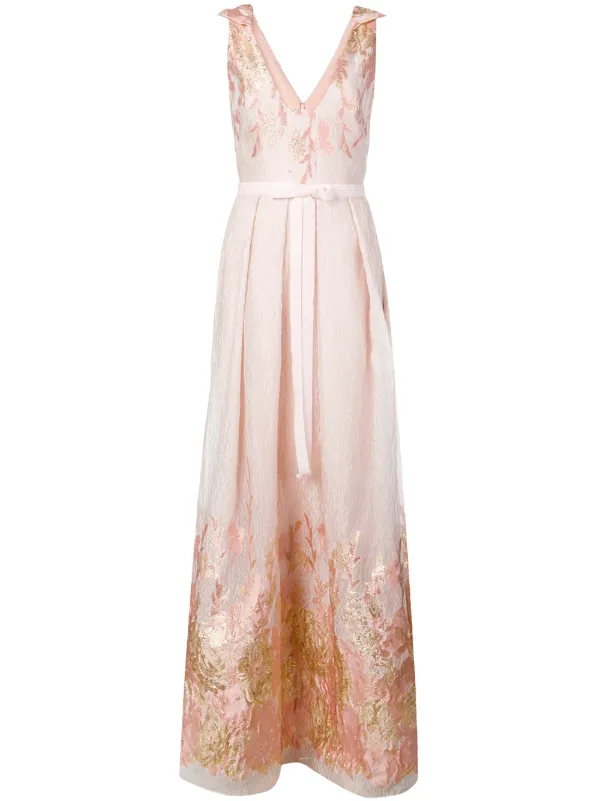 marchesa pink gown