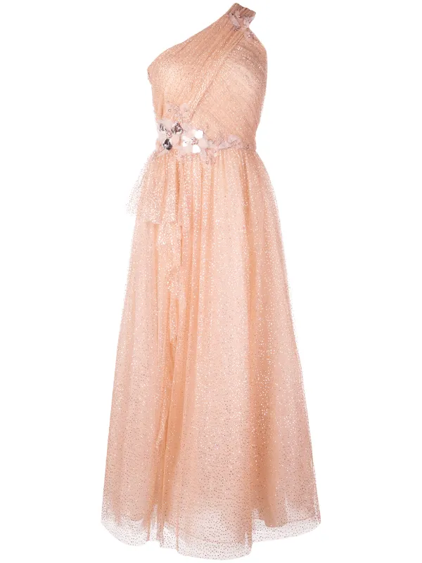 marchesa notte one shoulder