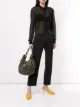 الصورة 2 من Fendi Pre-Owned حقيبة صغيرة هلالية الشكل بطبعة جلد الفهد