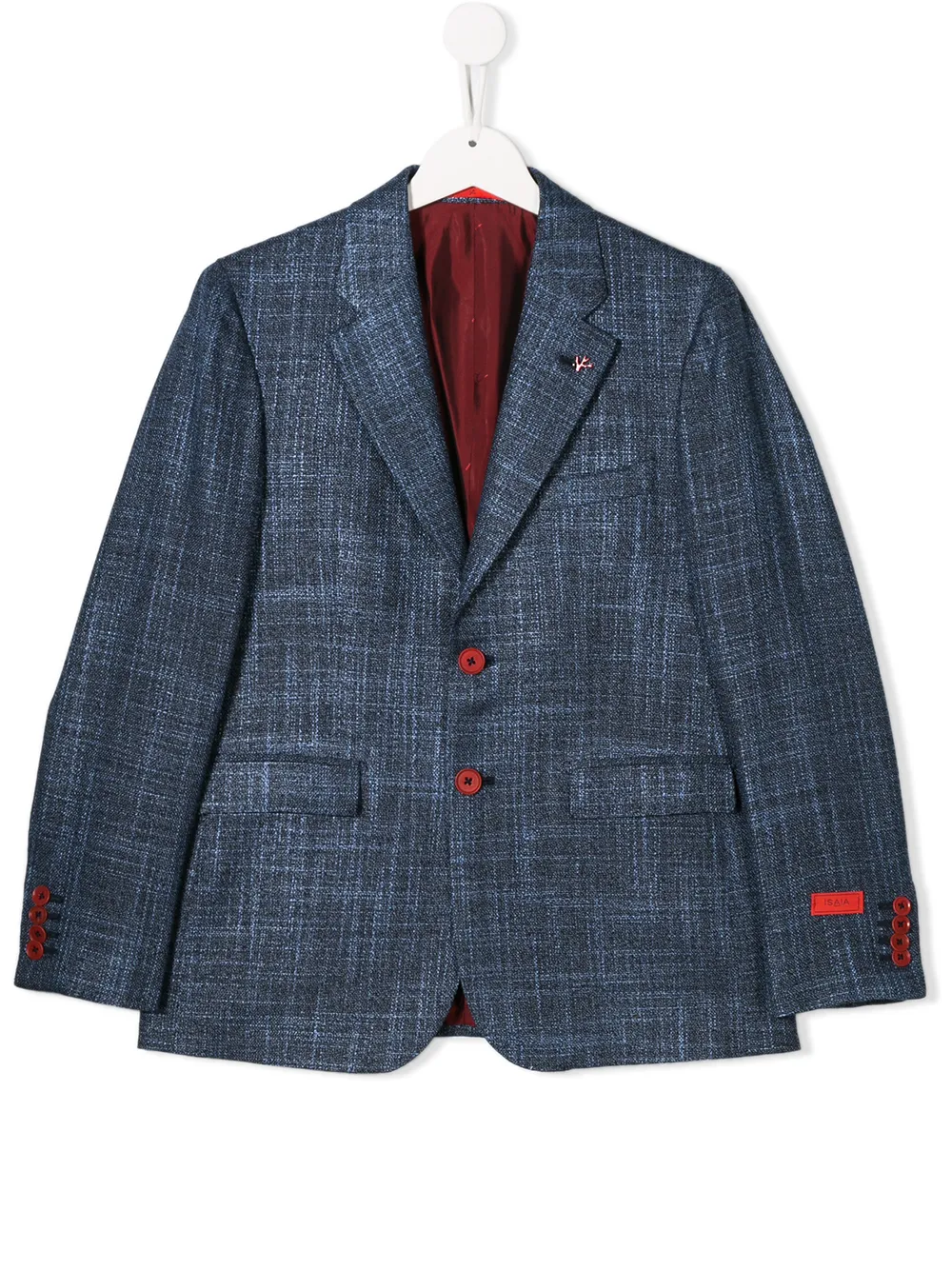 Isaia Kids классический блейзер кроя слим