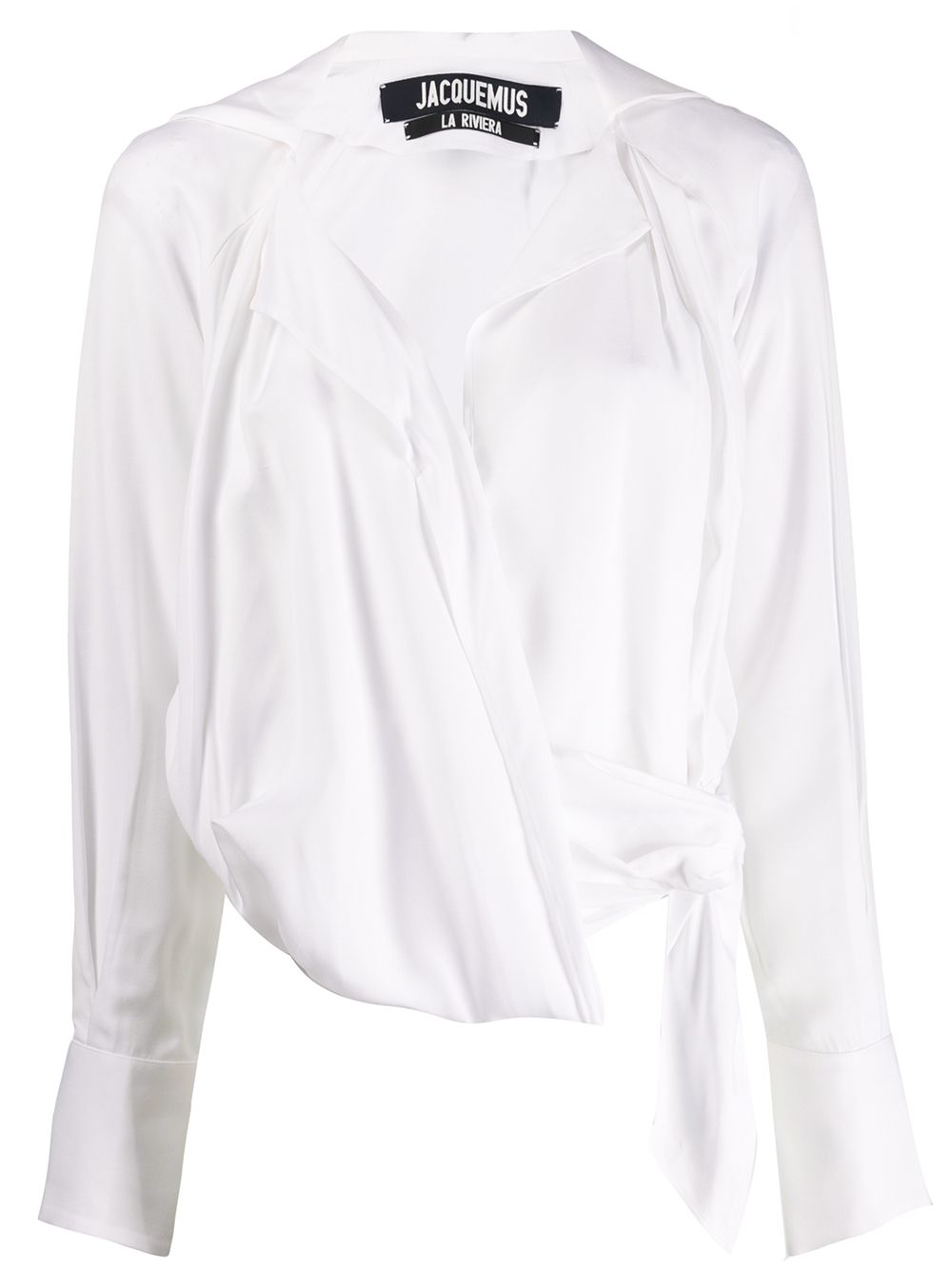 фото Jacquemus приталенная блузка с поясом