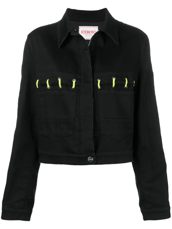 Iceberg Neon Lace Up Jacket 943 Buy Ss19 Online Fast Global