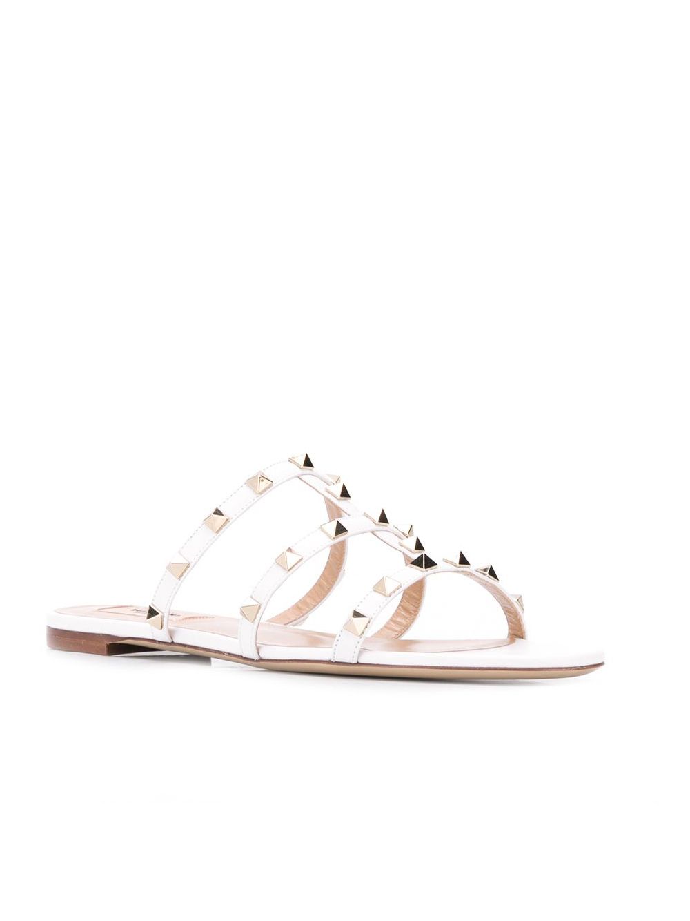 Valentino Garavani Rockstud Flat Sandals - Farfetch