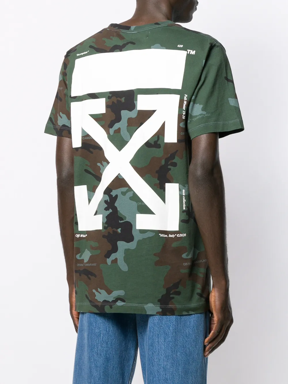 Camouflage off clearance white t shirt