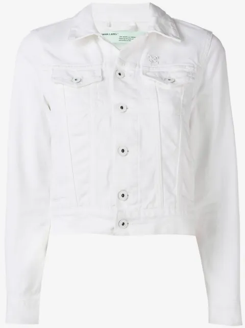 Off-White cropped denim jacket