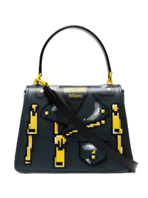 Bolsa De Chamarra Con Motivo Pixelada Hombro oeWrdCxBQ