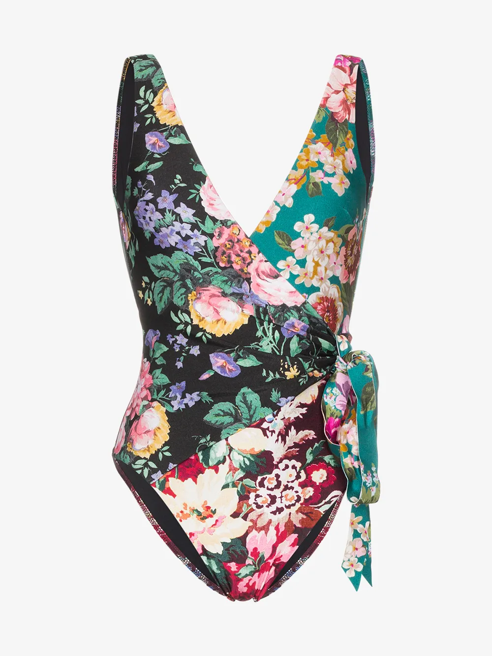 ZIMMERMANN ZIMMERMANN ALLIA FLORAL PRINT WRAP SWIMSUIT,6013WALL13942025