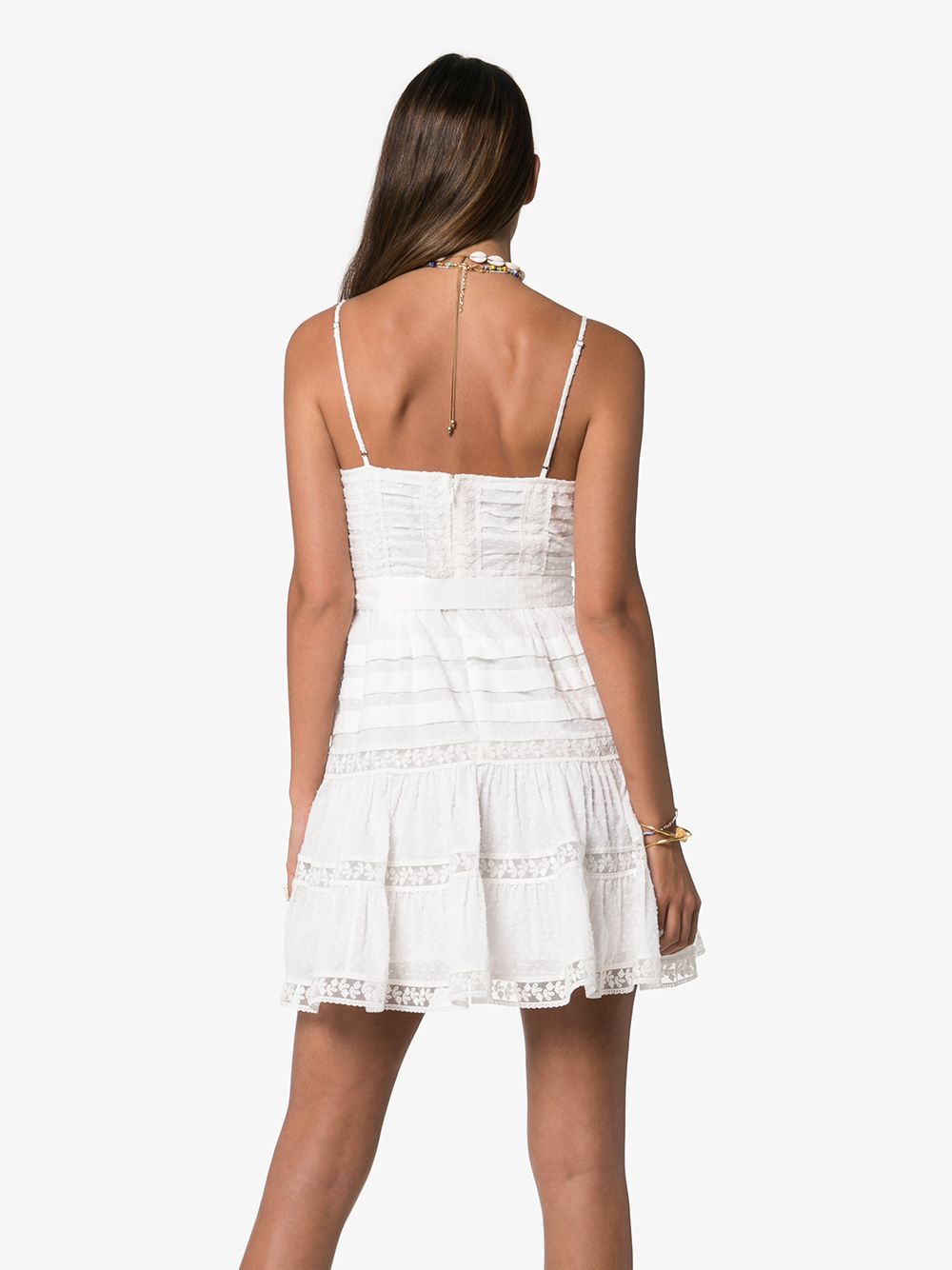 ZIMMERMANN Honour Lace Insert mini-dress - Farfetch