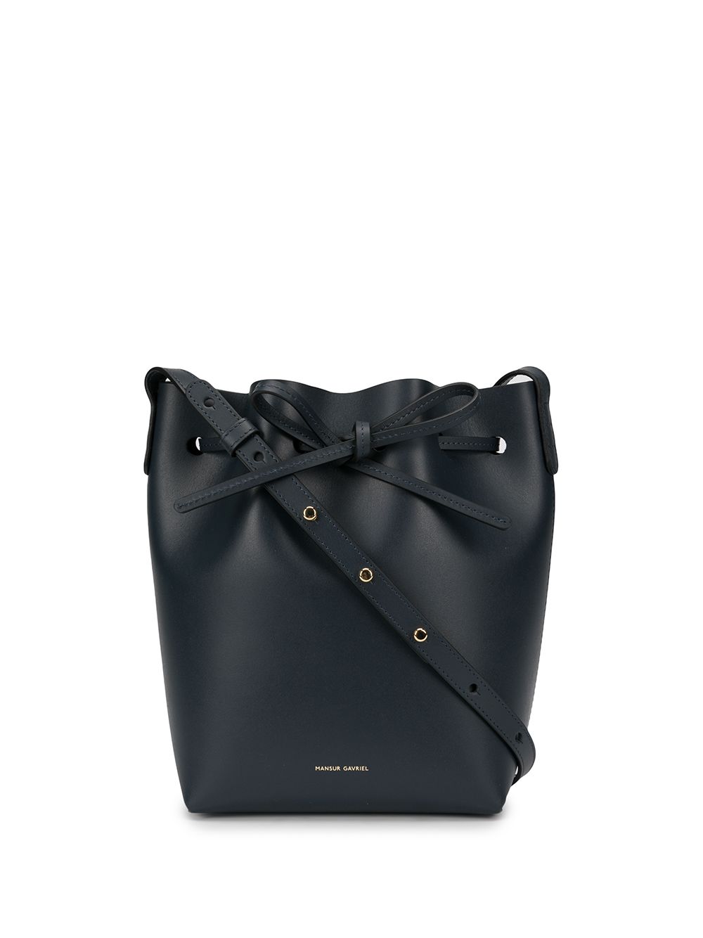 Mansur Gavriel Drawstring Bucket Tote - Blue In Blue