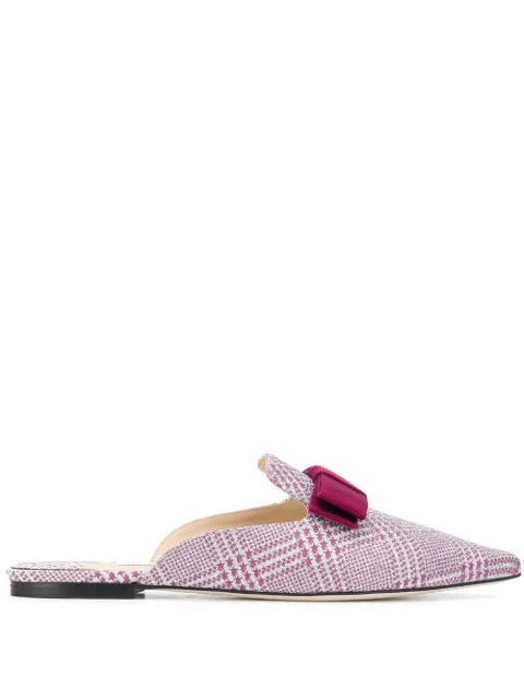 jimmy choo galaxy flat mules