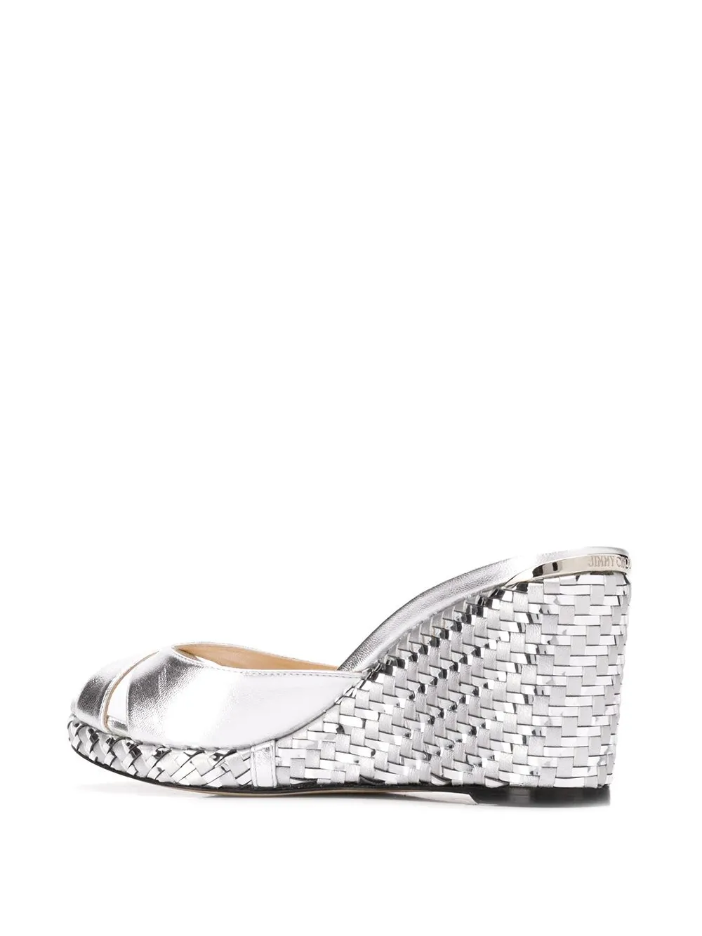 Shop Jimmy Choo Almer 80 Sandals In Silver