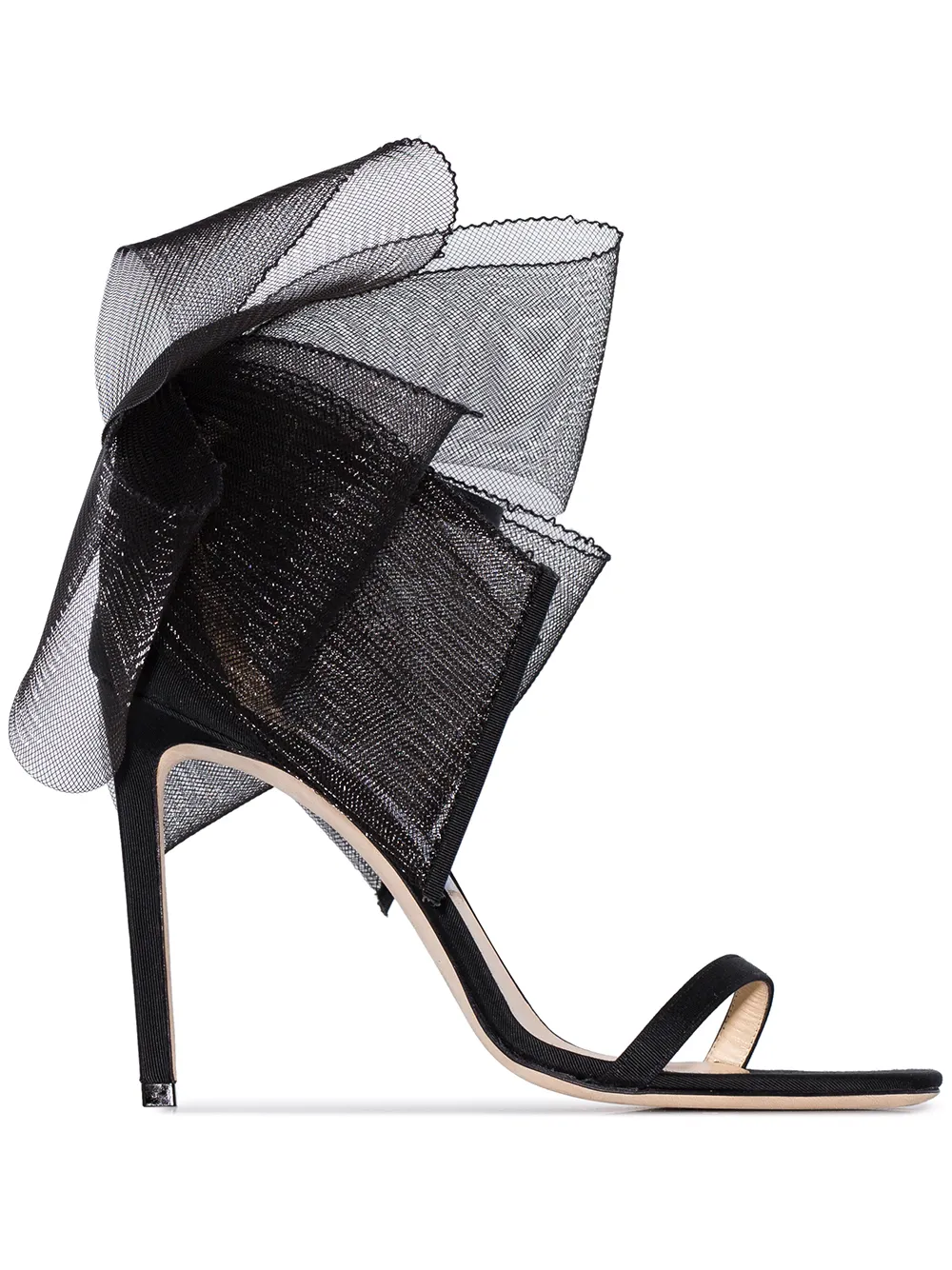 Jimmy Choo Aveline Bow Detail Sandals - Farfetch