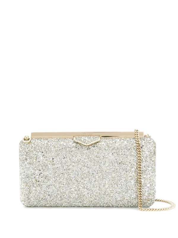 jimmy choo gold clutch