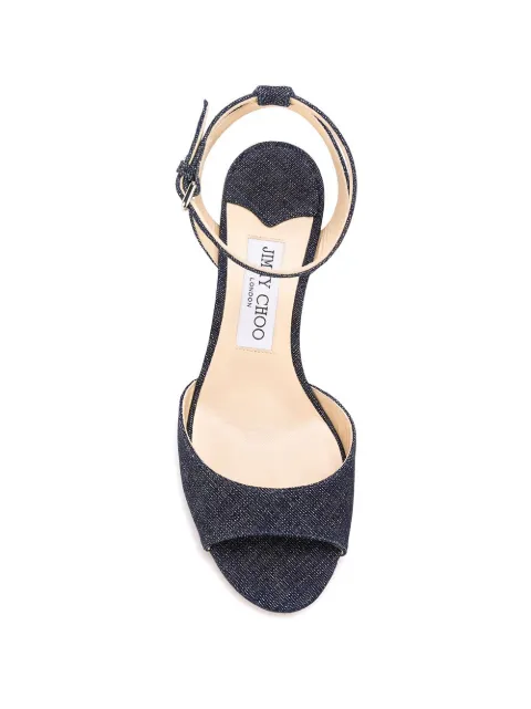 Jimmy Choo Miranda 65 Denim Sandals 