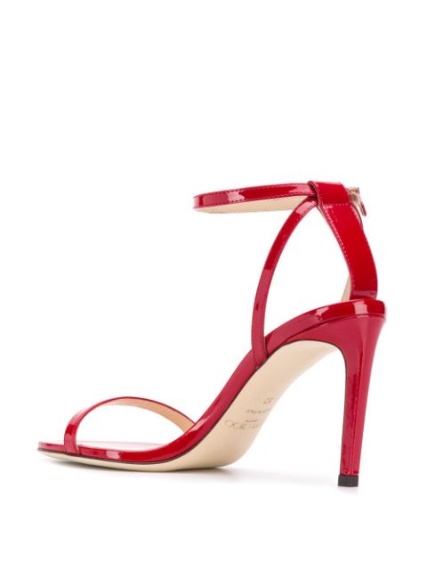 Shop red Jimmy Choo Minny 85mm sandals with Express Delivery - Farfetch