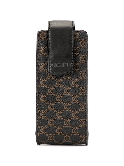Céline Pre-Owned 1990s Macadam Pattern pouch bag