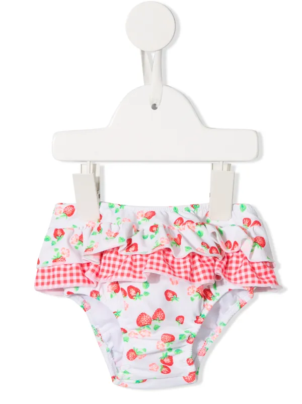 white ruffle swimsuit bottoms