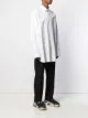Off-White floral embroidered striped oversized shirt